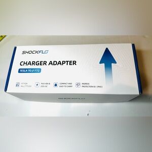 ShockFlo Tesla to J1772 Charger Adapter - Fits All J1772 EVs - 48A, 250V AC